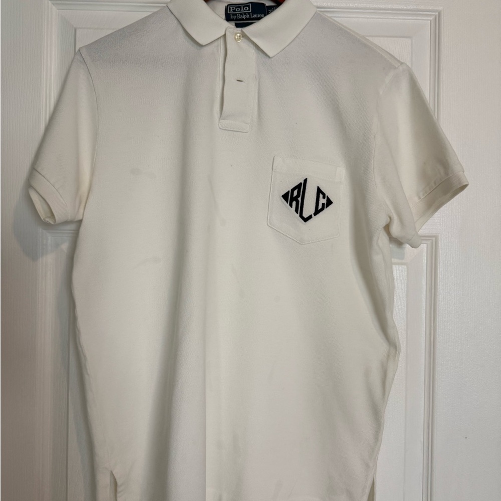Ralph Lauren White Polo Shirt for Men